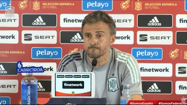 Luis Enrique: En la selección hay que saber aceptar las críticas y los elogios