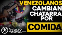 Venezolanos cambian chatarra por comida | 24/7 Impacto Venezuela