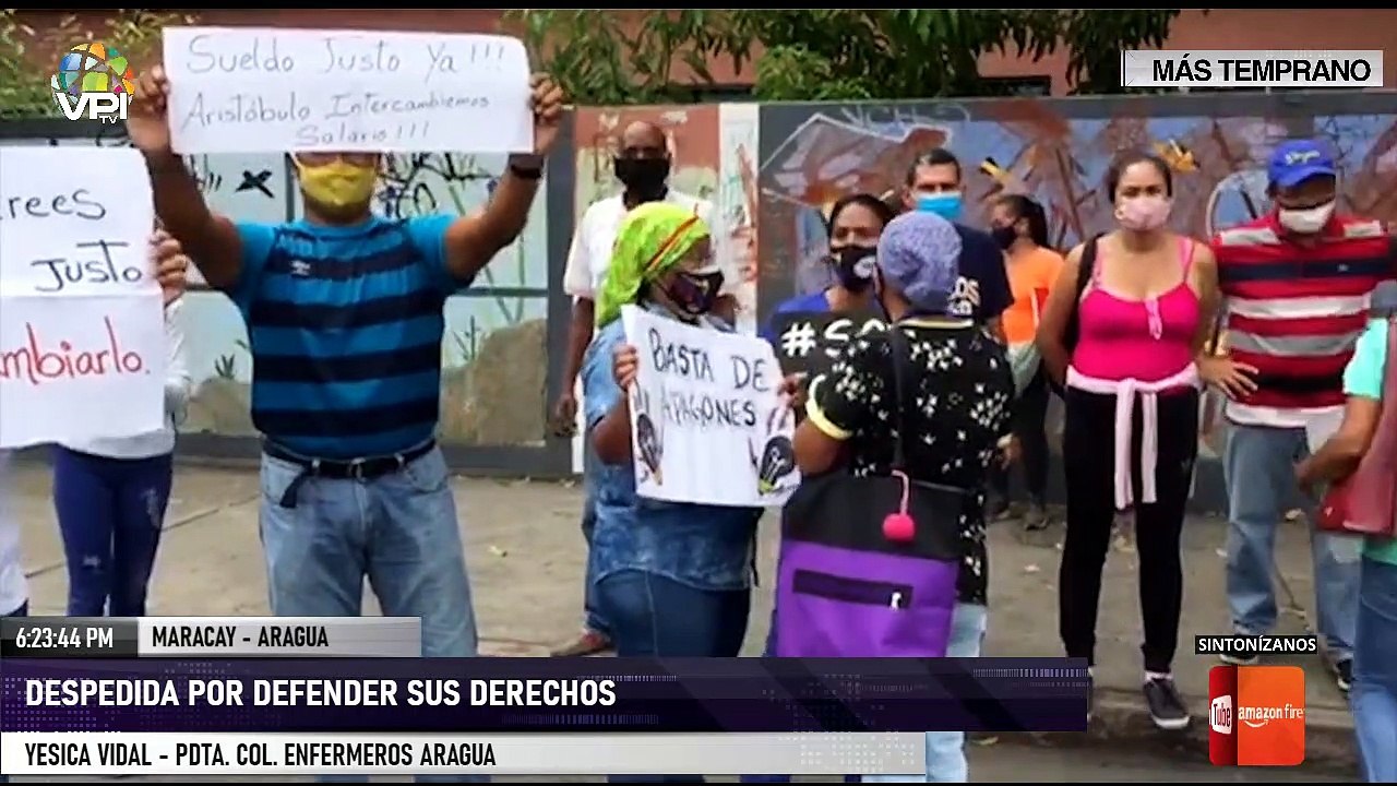 Presidenta del Colegio de Enfermeros en Aragua denunció la suspensión de su sueldo - VPItv