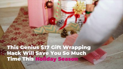 This Genius $17 Gift Wrapping Hack Will Save You So Much Time This Holiday Season