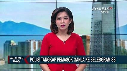 Teman Pria Selebgram SS Sebagai Pemasok Ganja Ditangkap