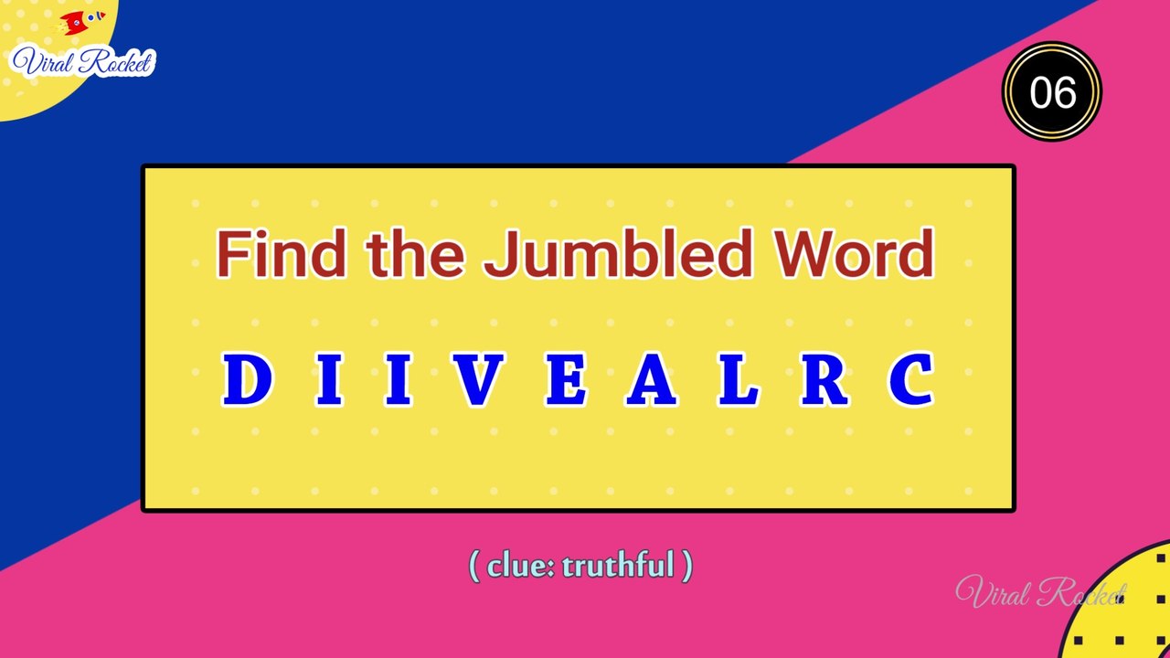 Guess the Jumbled Words | Puzzle Time # 72 | Jumbled Words Puzzle | Fill in the missing letters | Viral Rocket
