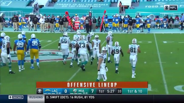 NFL 2020 Los Angeles Chargers vs Miami Dolphins Full Game Week 10