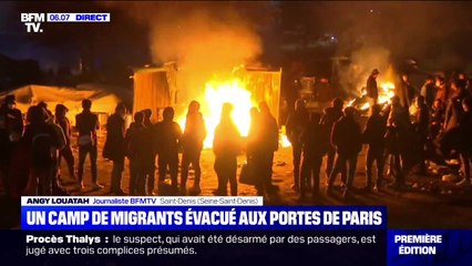 下载视频: Un camp de migrants évacué ce lundi matin à Saint-Denis, en Seine-Saint-Denis