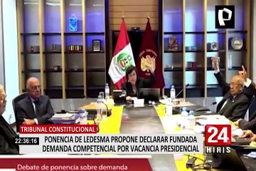 TC: ponencia de Ledesma plantearía declarar fundada la demanda competencial