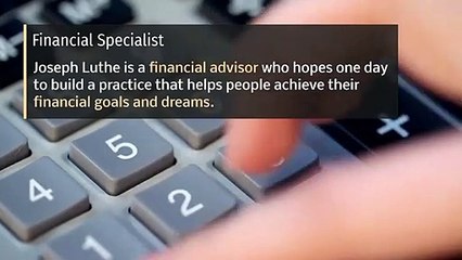 Joseph Luthe Career as a Financial Advisor