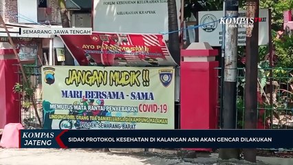 Sidak Protokol Kesehatan Di Kalangan ASN Gencar Dilakukan