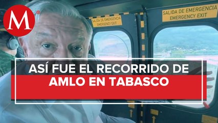 AMLO reveló que inundó zonas más pobres en Tabasco y así lo criticaron