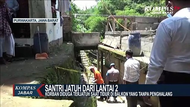 Tragis! Santri Jatuh Dari Lantai 2