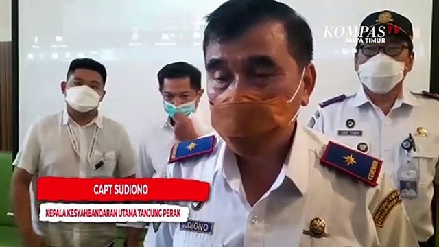 Detik-detik Kapal Kargo Tenggelam di Terminal Teluk Lamong