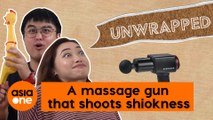 Unwrapped: Hydragun is a massage gun that shoots the shiokness