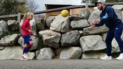 Challenge Layna (avec papa )