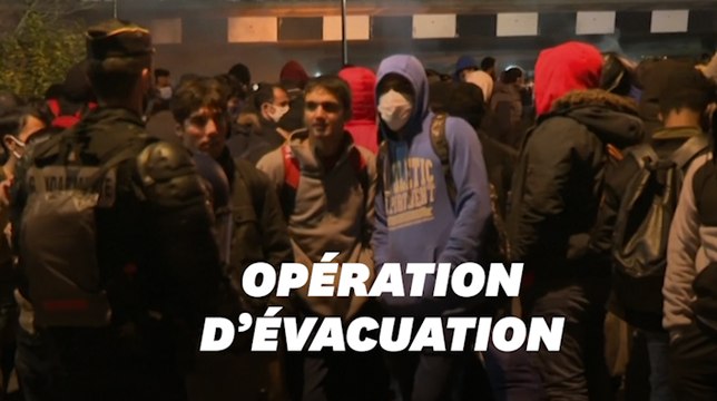 À Saint-Denis, un camp de 2000 migrants évacué près du Stade de France