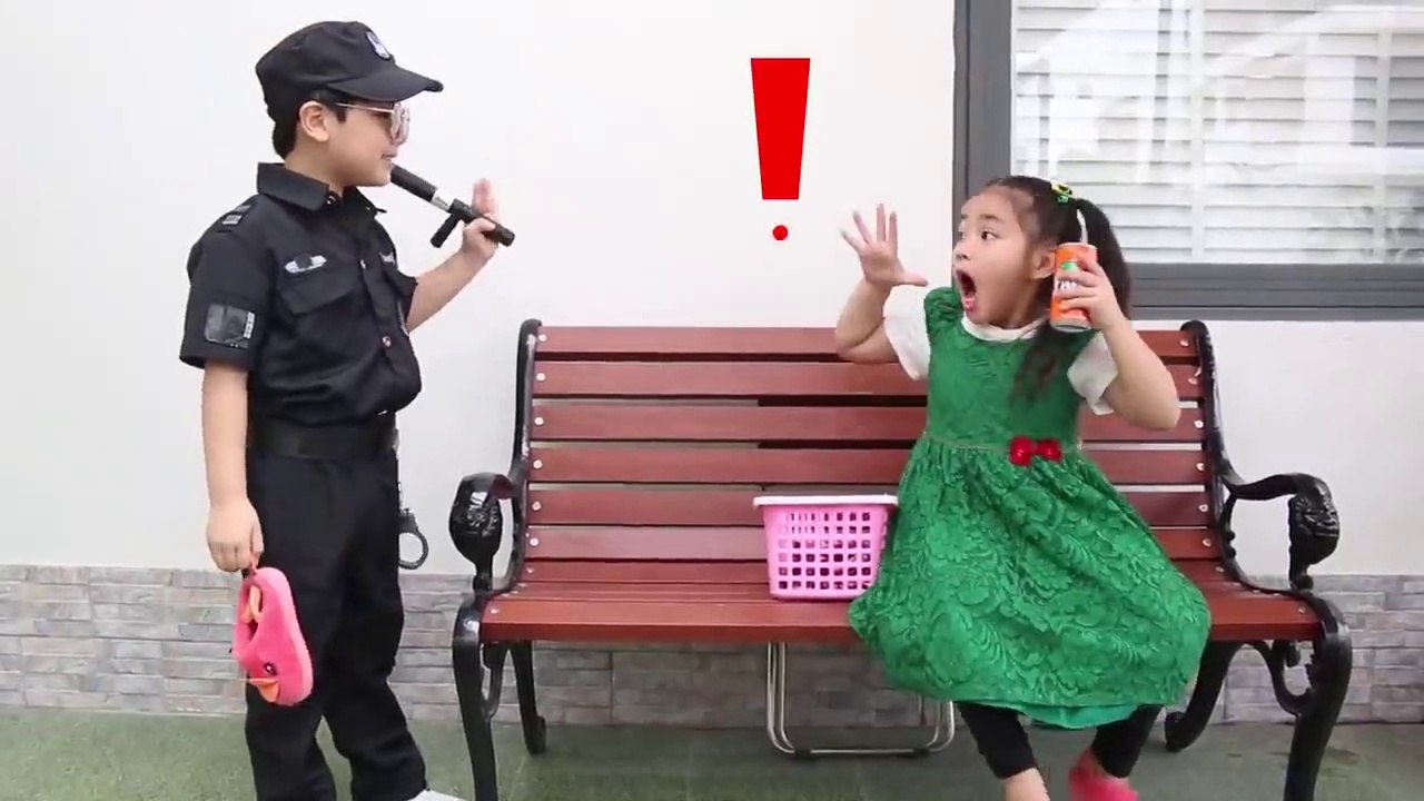 Funny Police Cop Jail Story for Kids - Good VS Bad Behavior for kids - Kids videos