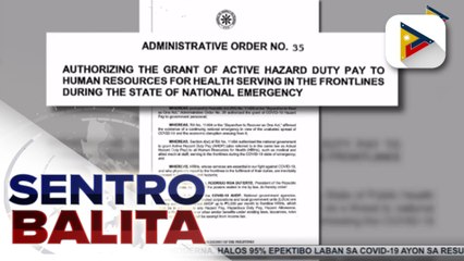 Medical Frontliners, makatatanggap ng additional COVID-19 special risk allowance at active hazard pay