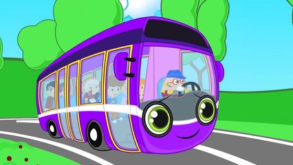 Sevimli Dostlar English _ WHEELS ON THE BUS kids songs nursery rhymes for toddlers and babies