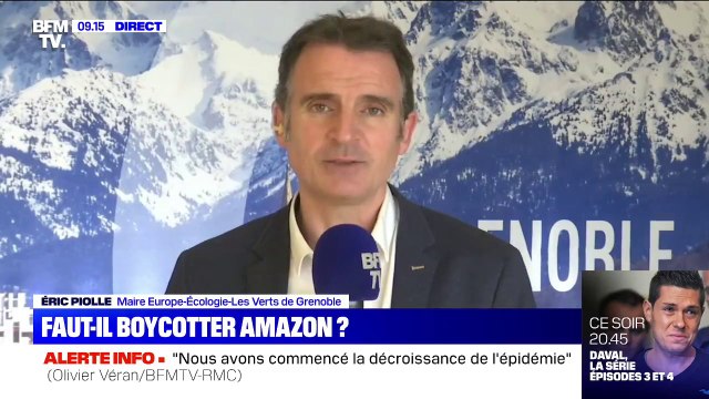 Le maire de Grenoble Éric Piolle dénonce un art de vivre à la française attaqué massivement par Amazon