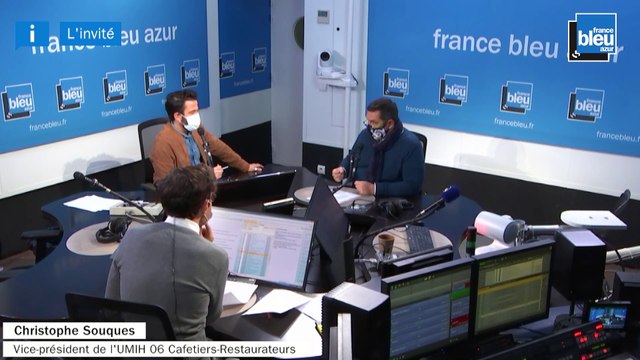 L'invité de France Bleu Azur Matin - Christophe Souques, Vice-président de l'UMIH 06 Cafetiers-Restuarateurs