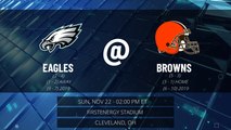 Eagles @ Browns Game Preview for SUN, NOV 22 - 02:00 PM ET EST