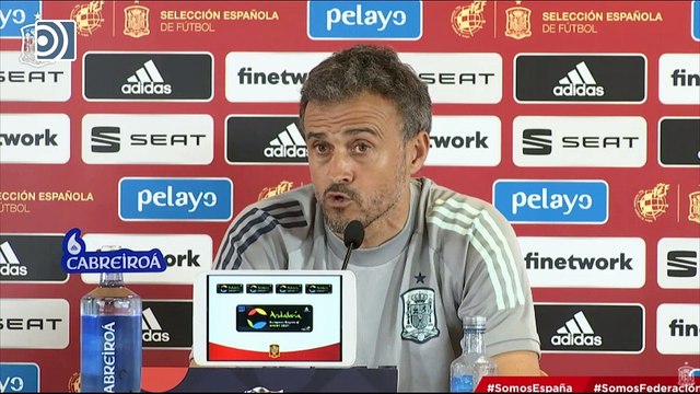 Luis Enrique: En la selección hay que saber aceptar las críticas y los elogios
