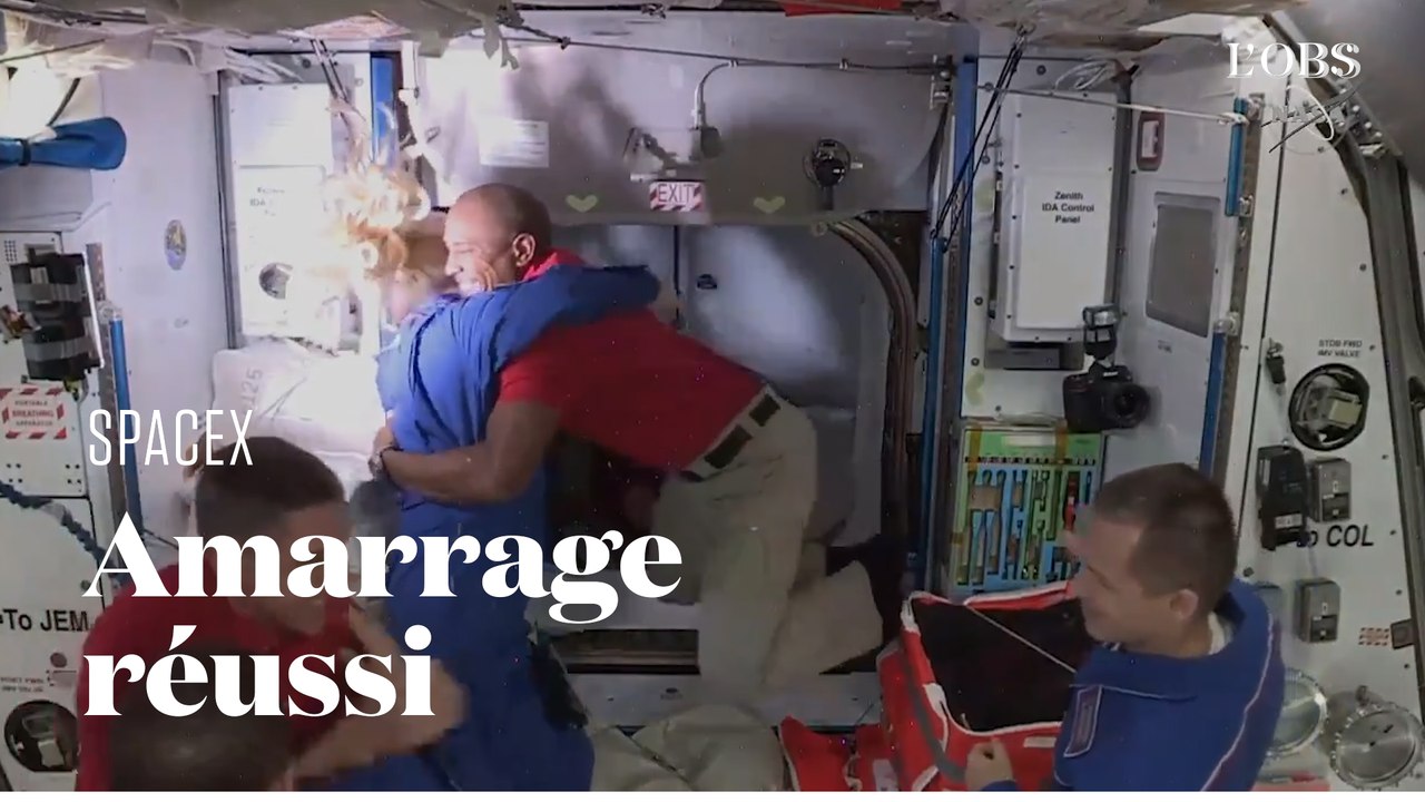 Space X : l'arrivée des quatre astronautes de la Nasa à bord de l'ISS