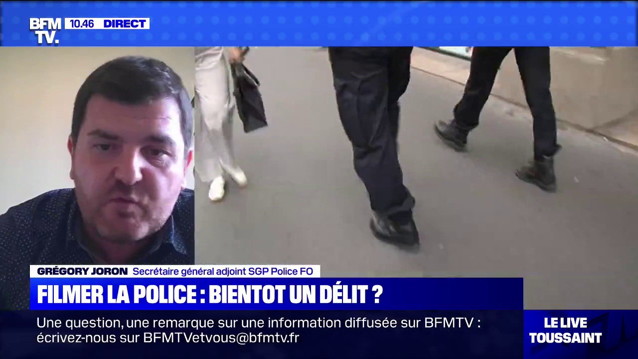 Grégory Joron, secrétaire général adjoint SGP Police FO: " Un des deux policiers qui a interpellé un rappeur connu (...) est aujourd'hui sous protection policière, on va devoir l'extraire"