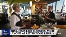 Businesses face closures and more layoffs as Covid-19 restrictions return