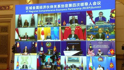 "RCEP은 중국의 승리"...미국은 빠지고 한·중·일 모두 참가 / YTN