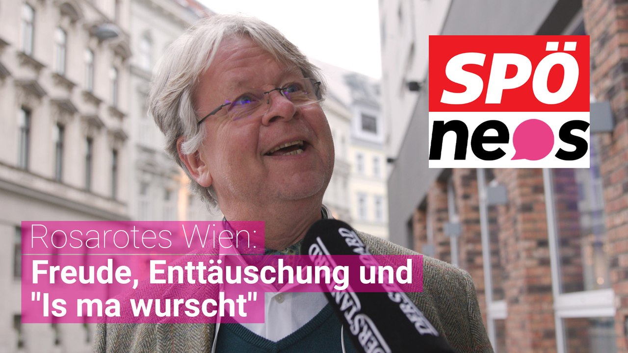 Was halten die Wiener von Rot-Pink?