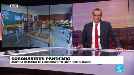 Austria returns to lockdown to limit rise in Covid-19 cases