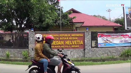 Wajah Pelaku yang Bakar Pria di Medan