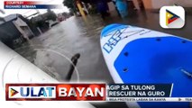 Isang guro sa Imus, Cavite, nag-rescue sa mga nasalanta ng bagyong Ulysses
