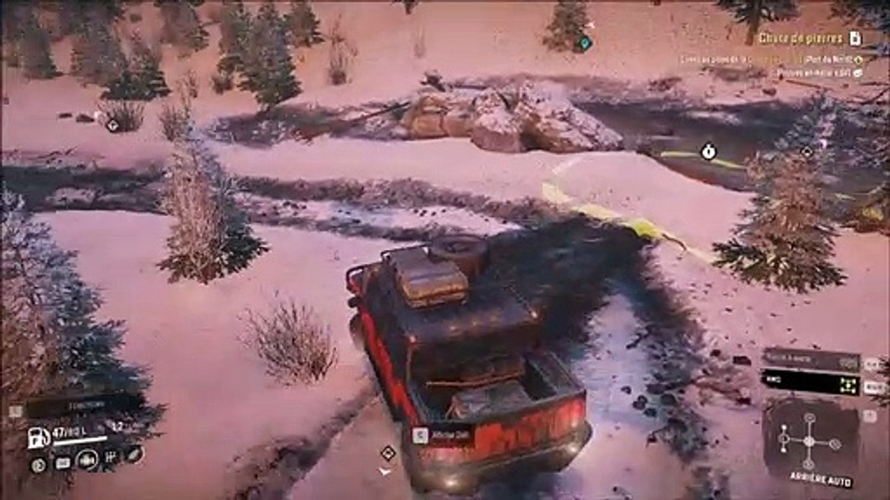 On par en Hummer H2 en Riviere de montagne _