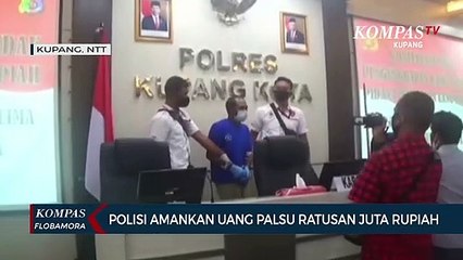 Polisi Amankan uang Palsu Ratusan Juta Rupiah Dari Seorang Petani