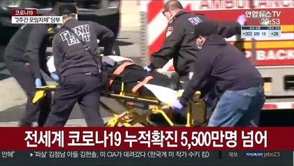 전세계 코로나 누적확진 5,500만명 넘어