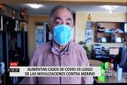 Advierten incremento de contagios de Covid-19 tras manifestaciones