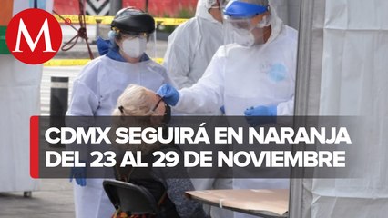 CdMx, en límite de semáforo naranja por covid