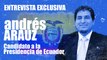 Juan Carlos Monedero entrevista en exclusiva al candidato a la presidencia de Ecuador, Andrés Arauz - En la Frontera, 20 de noviembre de 2020