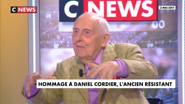 Hommage à Daniel Cordier, l'ancien résistant