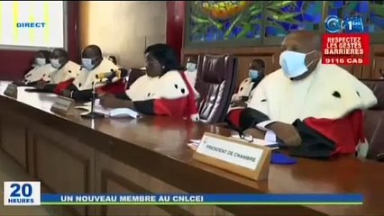 RTG / Prestation de serment du nouveau membre du CNLCEI