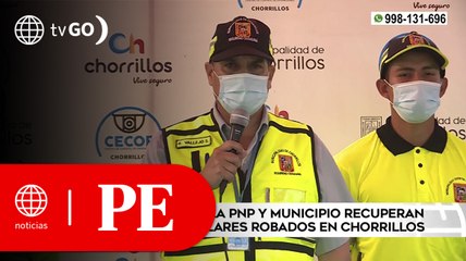 Tải video: PNP y Municipio recuperan más de 700 celulares robados en Chorrillos | Primera Edición