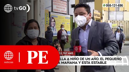Patrullero atropelló a pequeño de un año | Primera Edición