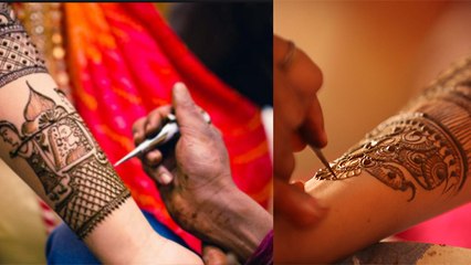 Bridal Mehndi designs for full hands | Doli Mehndi Design | दुल्हन मेंहदी का डिजाइन | Boldsky