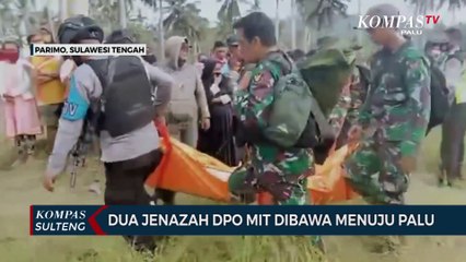 Jenazah Dua DPO MIT Dibawa Menuju Palu