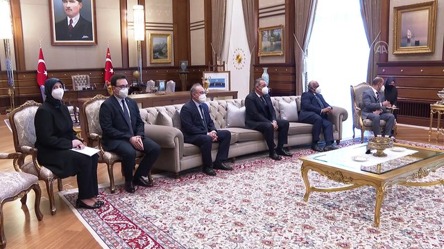 ANKARA - Cumhurbaşkanı Erdoğan, siyam ikizleri Derman ve Yiğit'i kabul etti