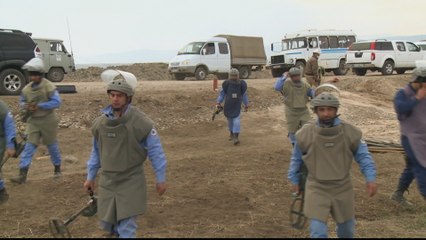 Mines, unexploded munitions riddle Nagorno-Karabakh region