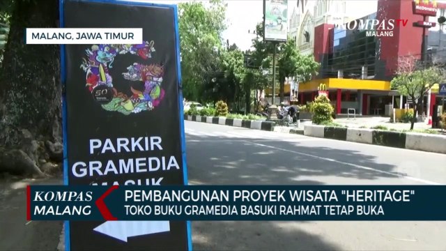 Pembangunan Proyek Malang Heritage, Toko Buku Gramedia Basuki Rahmat Tetap Buka