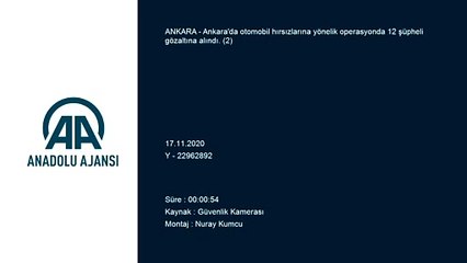 ANKARA - Otomobil hırsızlarına yönelik operasyon: 12 gözaltı (2)