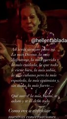 Elena Tablada se despide de su abuela con un tierno mensaje