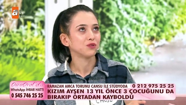 Ramazan amca torunu Cansu ile stüdyoda.